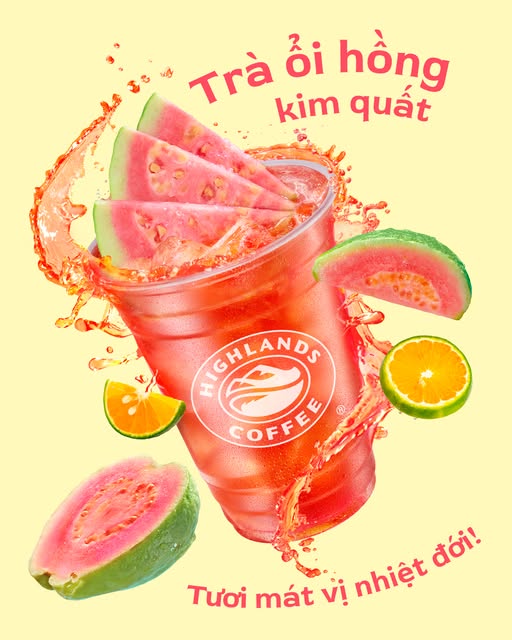 TRÀ ỔI HỒNG KIM QUẤT